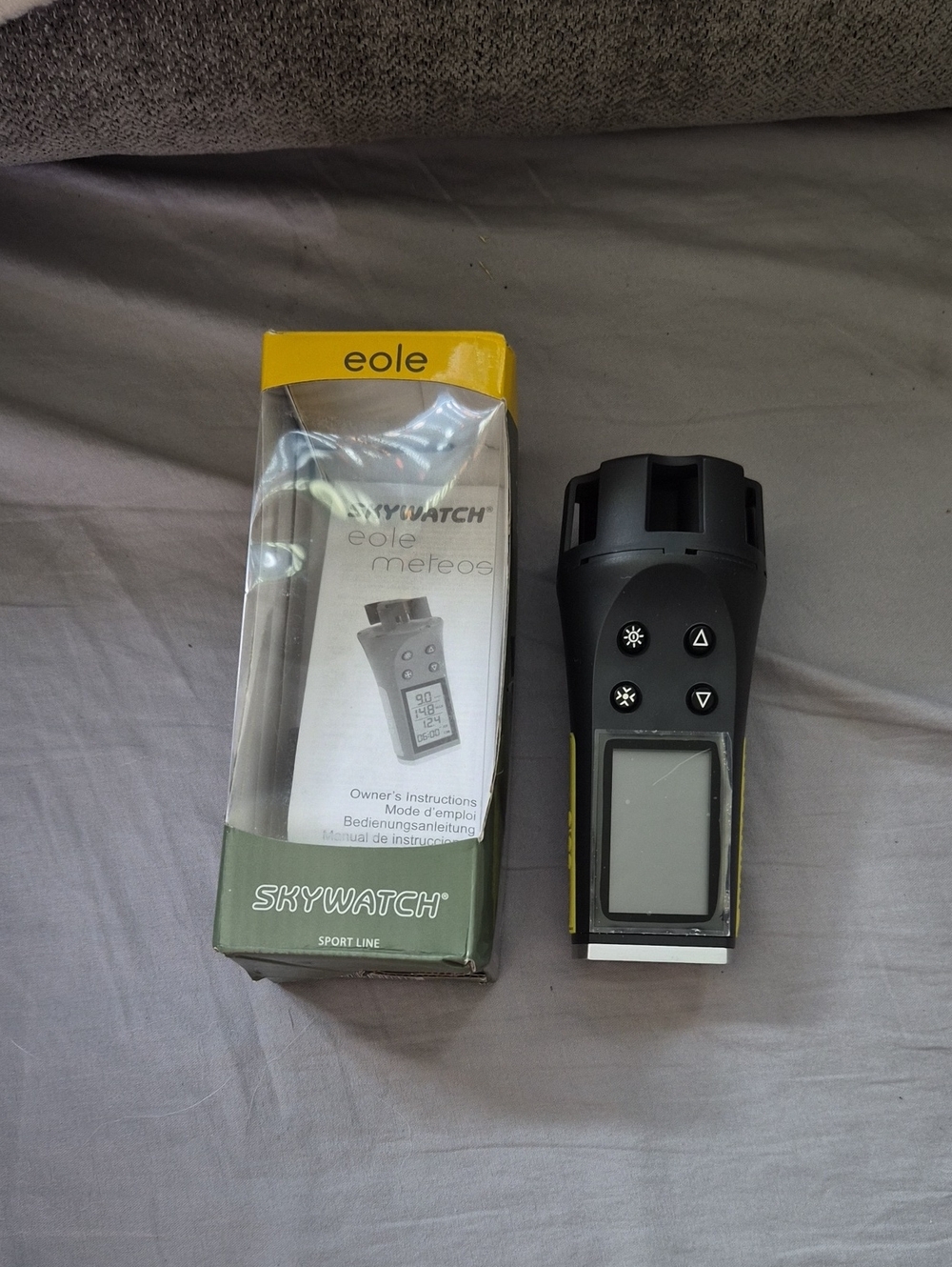 Skywatch Eole Meteos Handheld Weather Meter - Black & Yellow